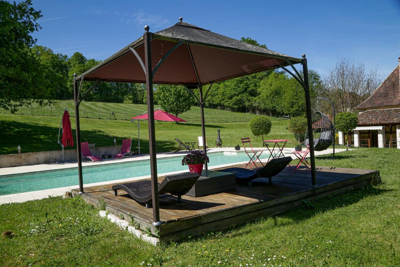 Bed and Breakfast Domaine Du Bourg Salon Exterior foto