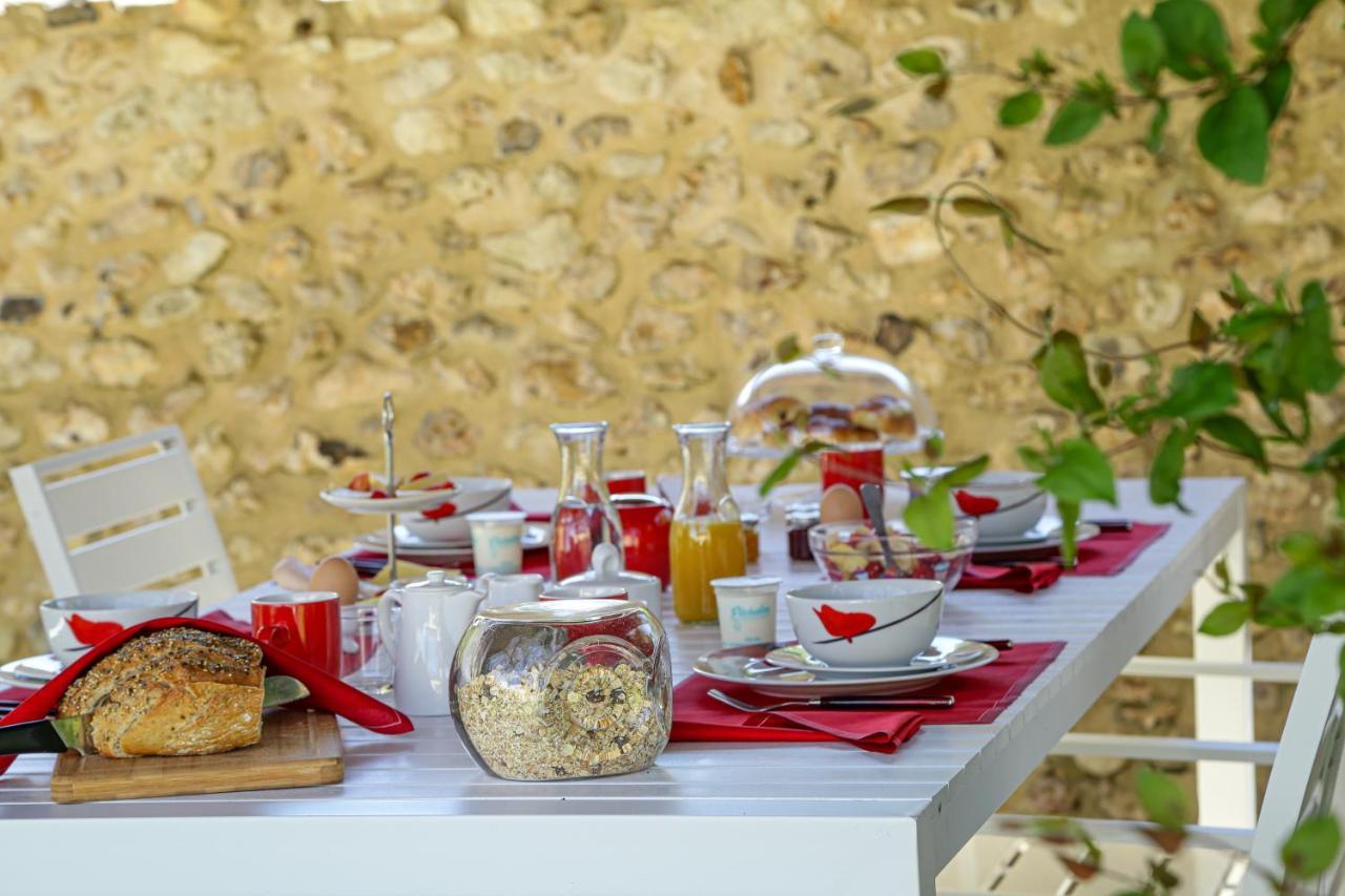 Bed and Breakfast Domaine Du Bourg Salon Exterior foto