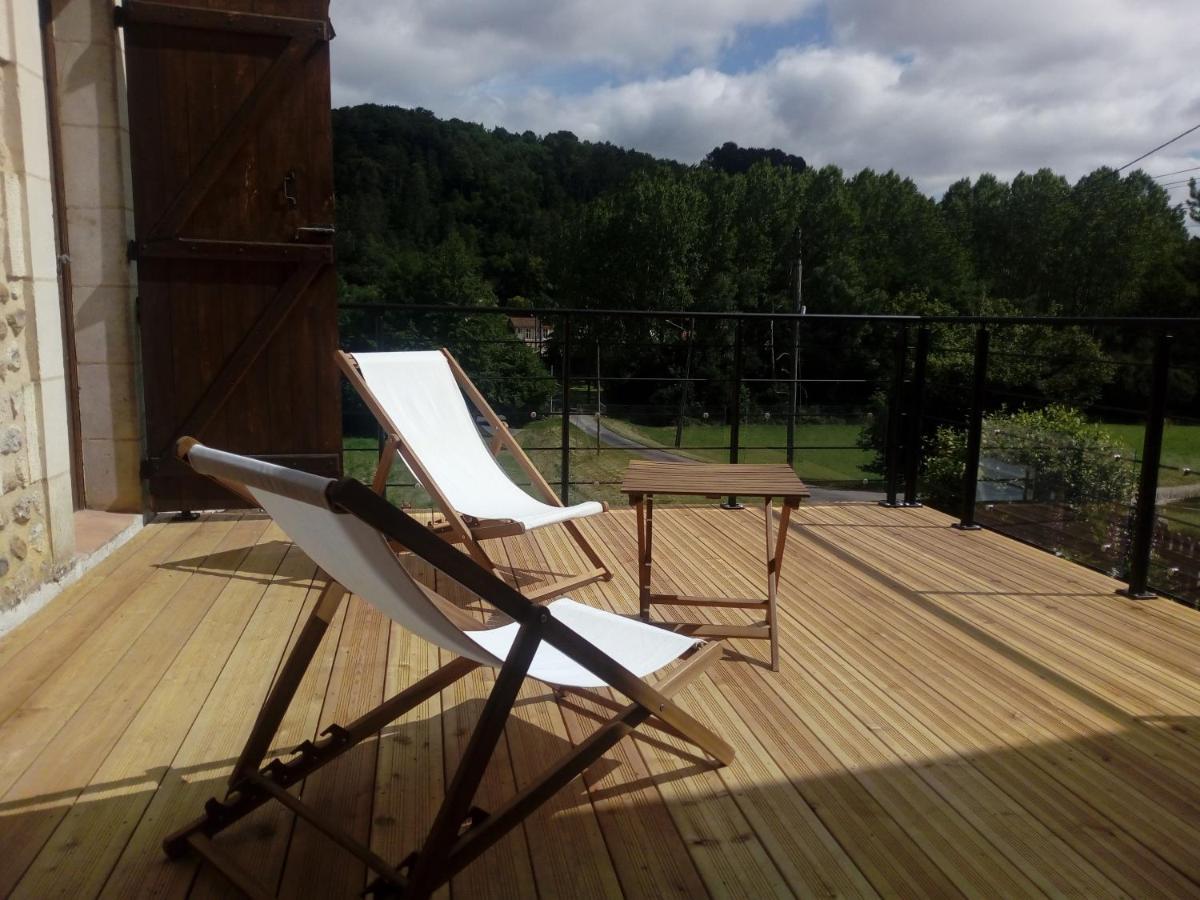 Bed and Breakfast Domaine Du Bourg Salon Exterior foto